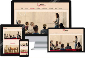 Webdesign Portfolio Website für Bildungsberatung