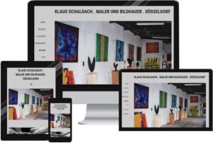 Webdesign für Kunstmaler/ Bildhauer